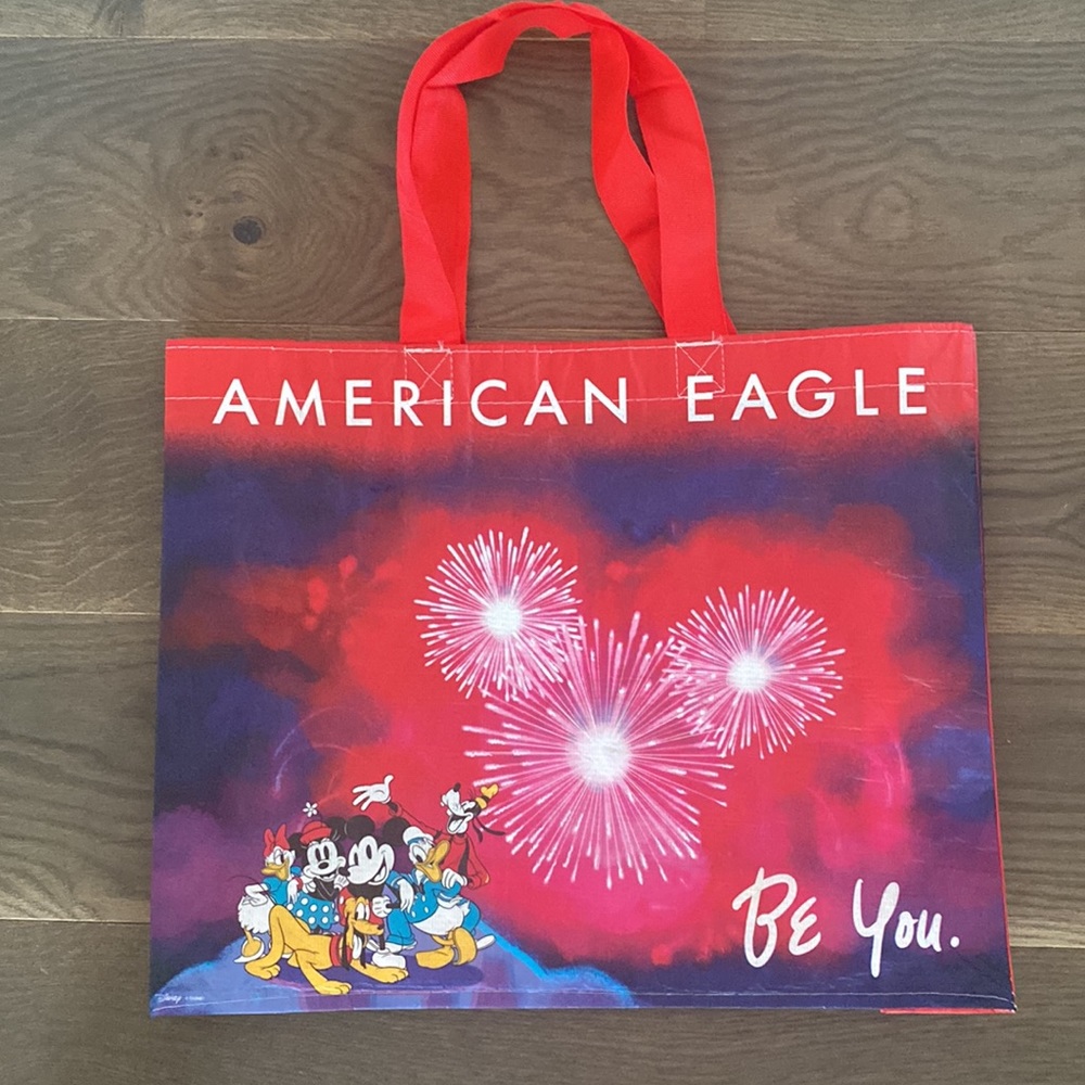 4/$10 American Eagle “Be You” disney reusable tote bag